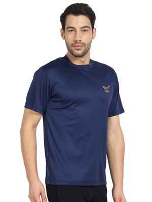 blue solid t-shirt - 16752990 - Standard Image - 2