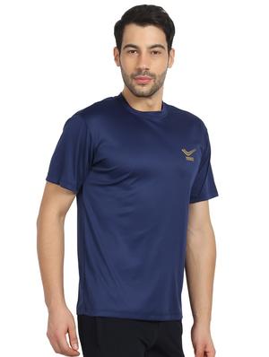 navy blue solid t-shirt - 16752991 - Standard Image - 2
