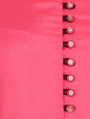 contrast solid flared kurta - 16753111 - Standard Image - 4