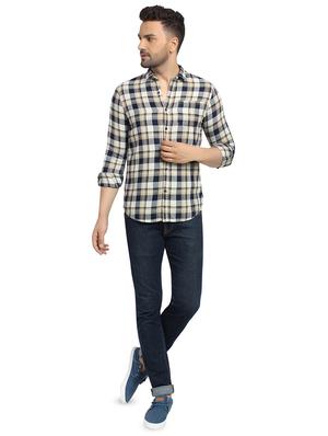 brown checkered casual shirt - 16753430 - Standard Image - 4