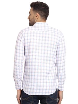 white checkered casual shirt - 16753439 - Standard Image - 3