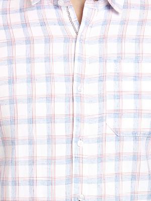 white checkered casual shirt - 16753439 - Standard Image - 5