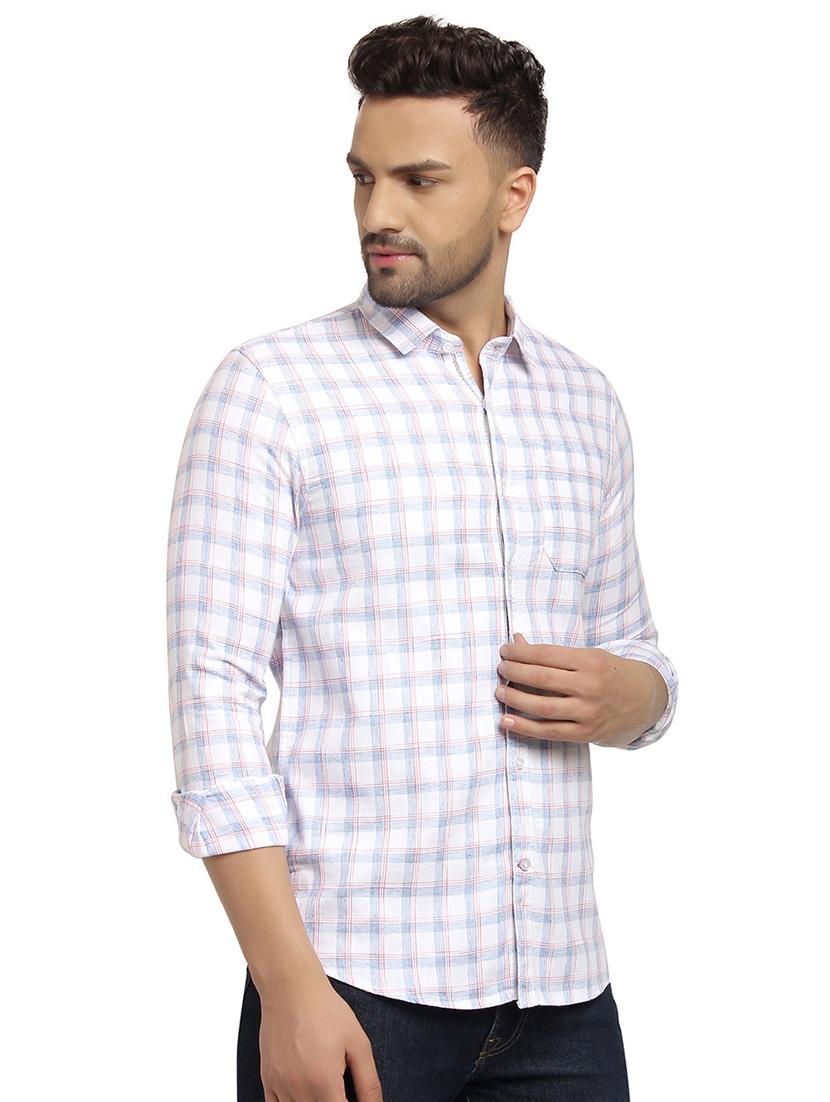 white checkered casual shirt - 16753439 - Zoom Image - 2
