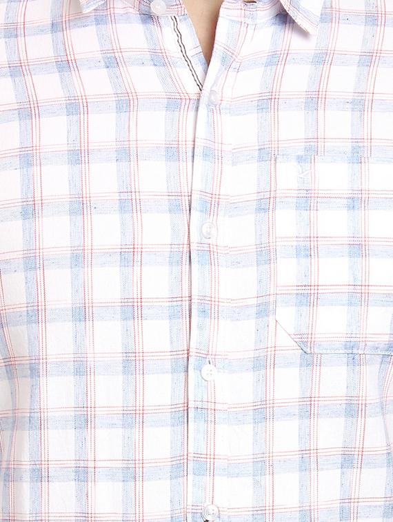 white checkered casual shirt - 16753439 - Zoom Image - 5