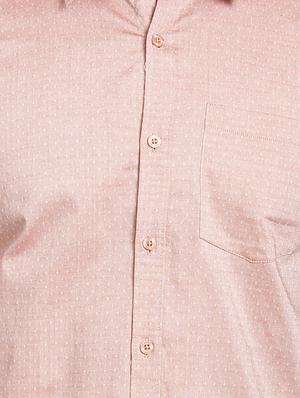 pink self design casual shirt - 16753447 - Standard Image - 5