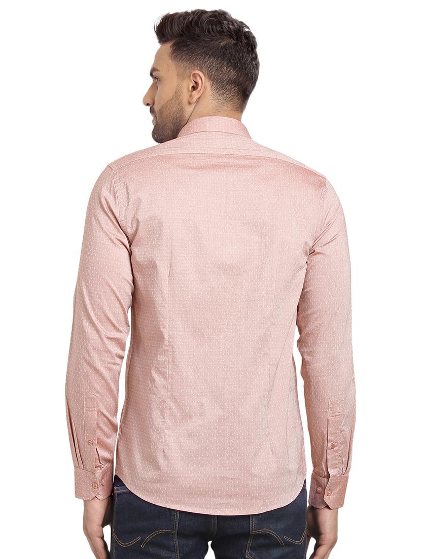 pink self design casual shirt - 16753447 - Zoom Image - 3
