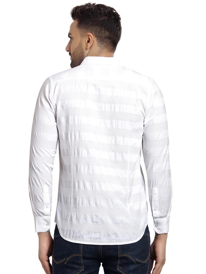 white striped casual shirt - 16753451 - Zoom Image - 3