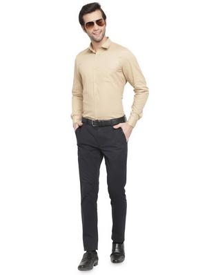 beige self design formal shirt - 16753458 - Standard Image - 3