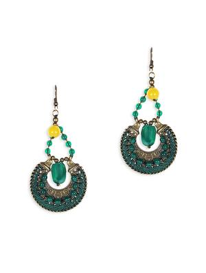 green copper drop earring - 16753529 - Standard Image - 2
