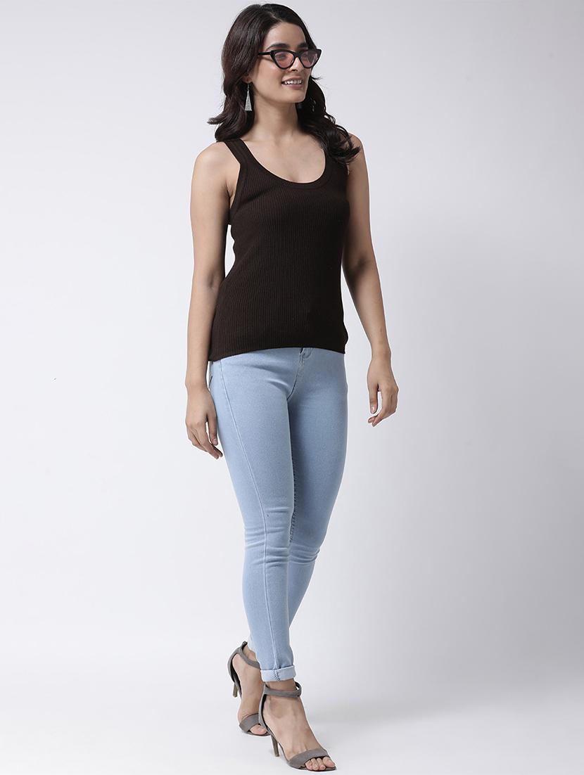 high rise denim jeans - 16753535 - Zoom Image - 4