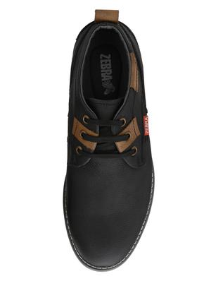black leatherette low ankle boots - 16753889 - Standard Image - 2