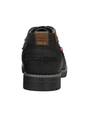 black leatherette low ankle boots - 16753889 - Standard Image - 3