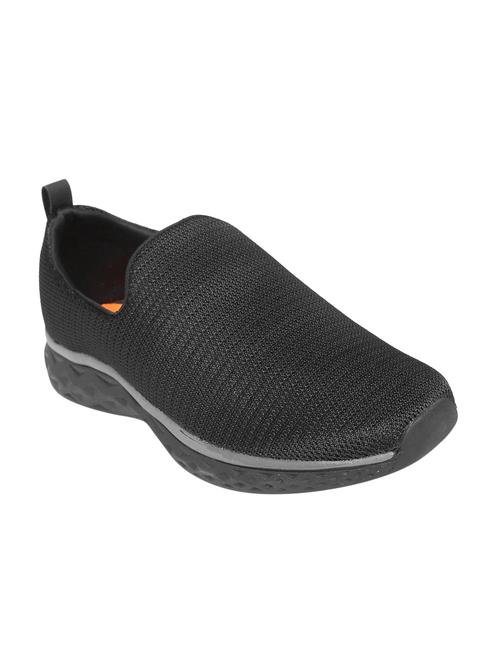 black mesh slipon sport shoes - 16753894 - Standard Image - 1