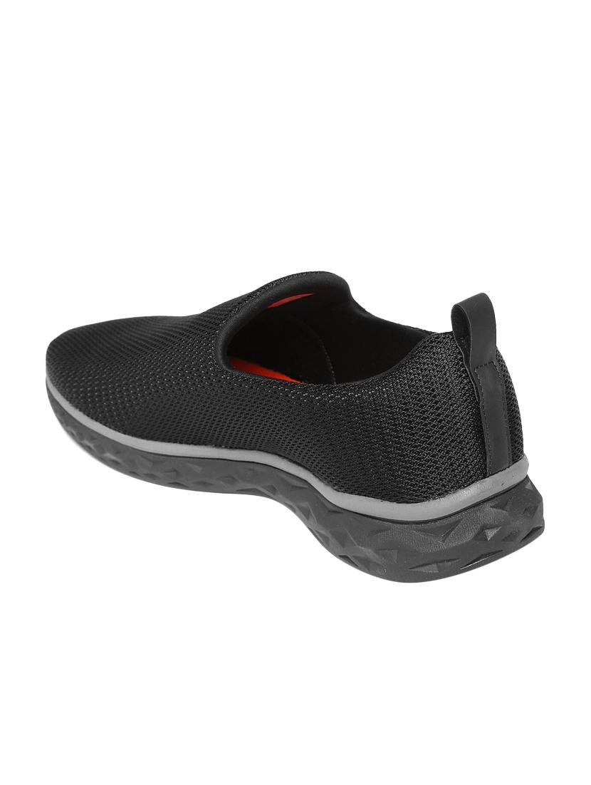 black mesh slipon sport shoes - 16753894 - Zoom Image - 3