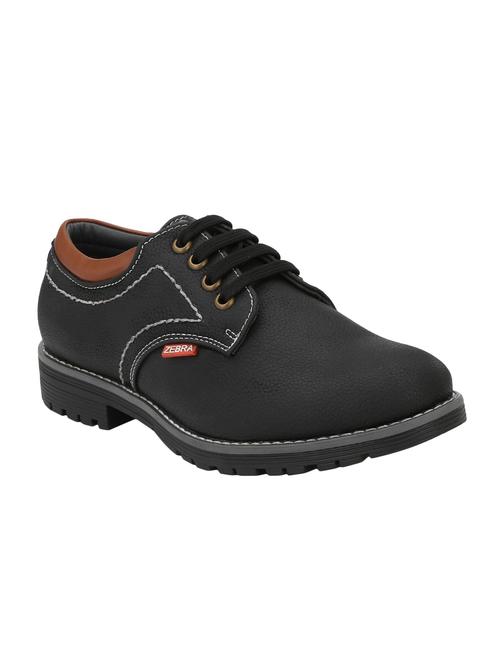 black leatherette low ankle boots - 16753953 - Standard Image - 1