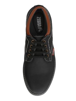 black leatherette low ankle boots - 16753953 - Standard Image - 3