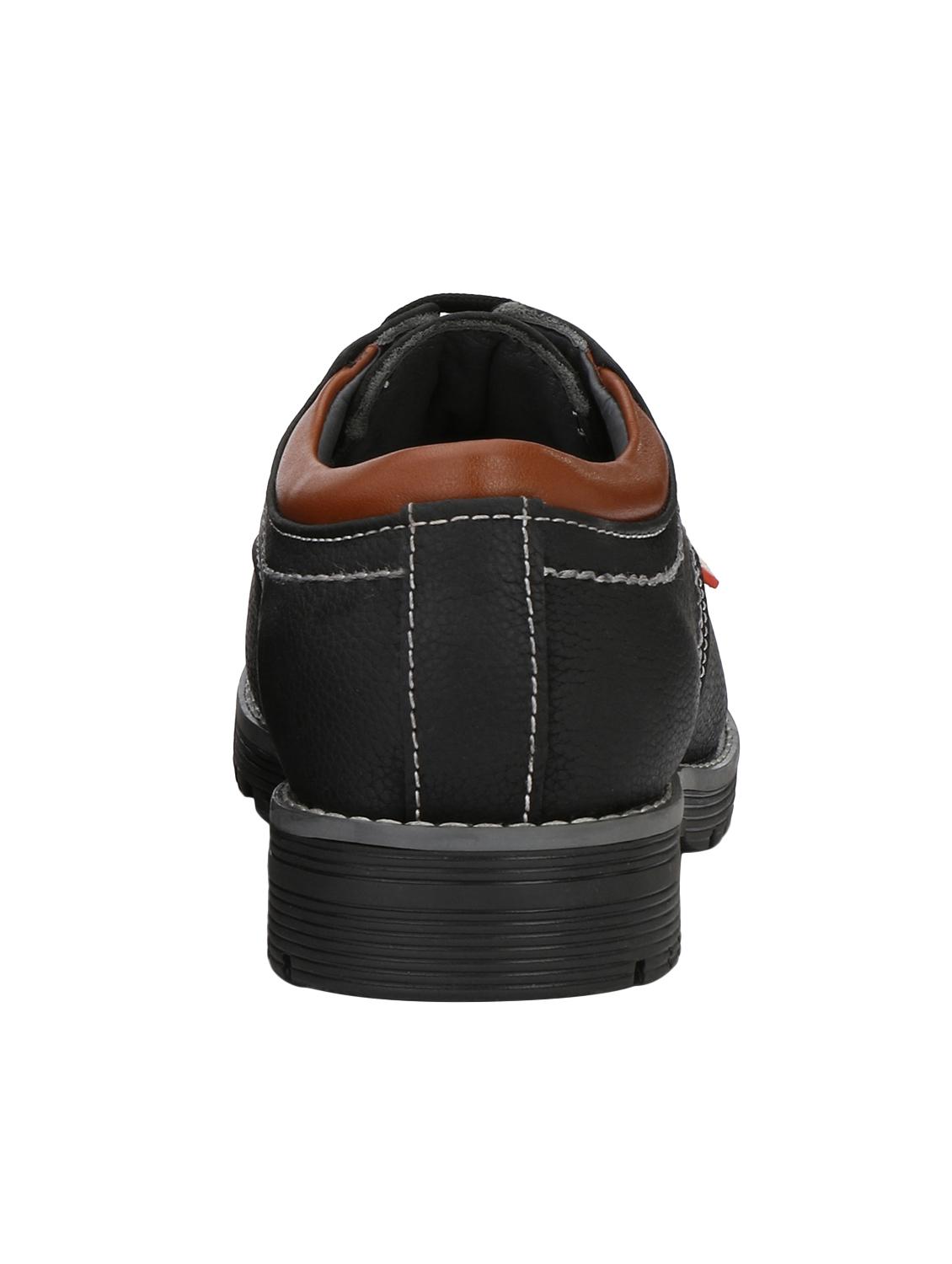 black leatherette low ankle boots - 16753953 - Zoom Image - 2