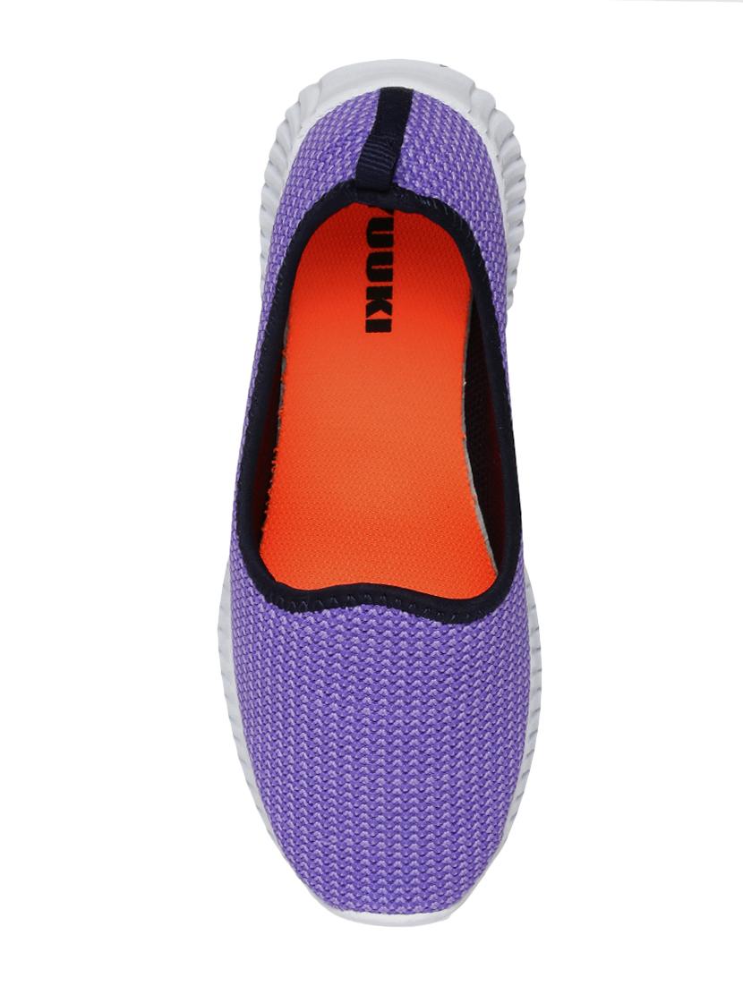 purple slip on casual shoes - 16753995 - Zoom Image - 4