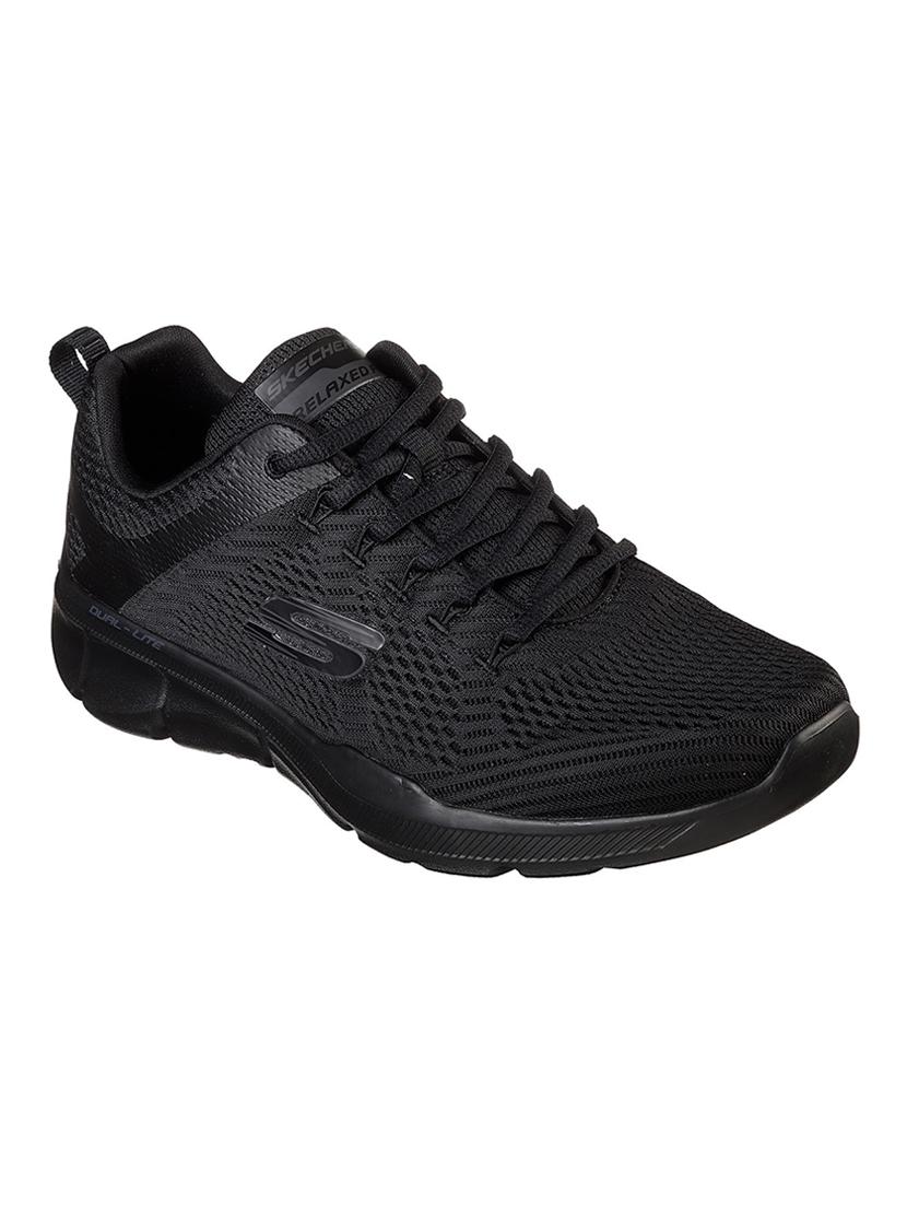 black mesh lace up sport shoes - 16754031 - Zoom Image - 1