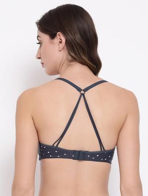 bow patch polka dots t-shirt bra - 16754119 - Standard Image - 2