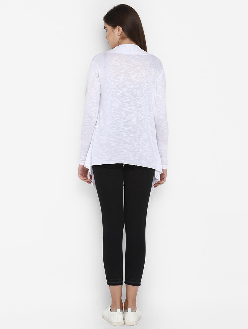 asymmetric hem solid shrug - 16754201 - Zoom Image - 3