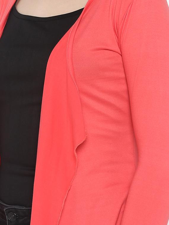 asymmetric hem solid shrug - 16754202 - Zoom Image - 5