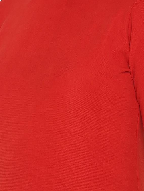 turtle neck solid sheath dress - 16754203 - Zoom Image - 4
