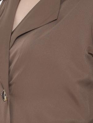 tie knot lapel neck shirt dress - 16754210 - Standard Image - 4