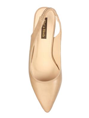 beige back strap sandals - 16754392 - Standard Image - 4