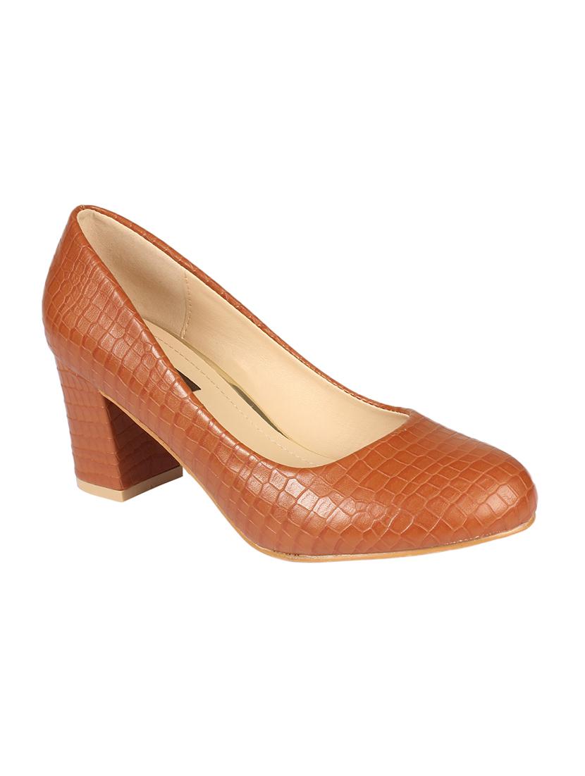 tan slip on pumps - 16754396 - Zoom Image - 1