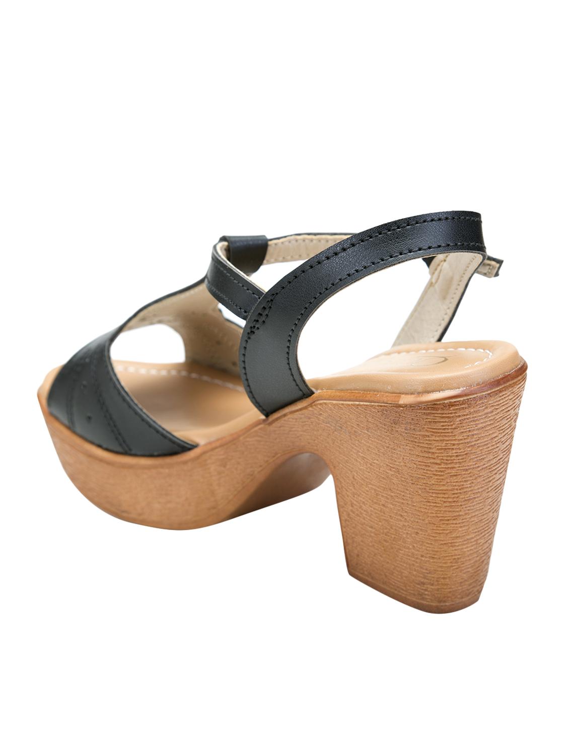 black back strap sandals - 16755491 - Zoom Image - 3
