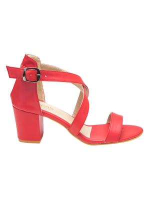 red closed back sandals - 16755497 - Standard Image - 2