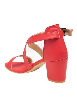 red closed back sandals - 16755497 - Standard Image - 3