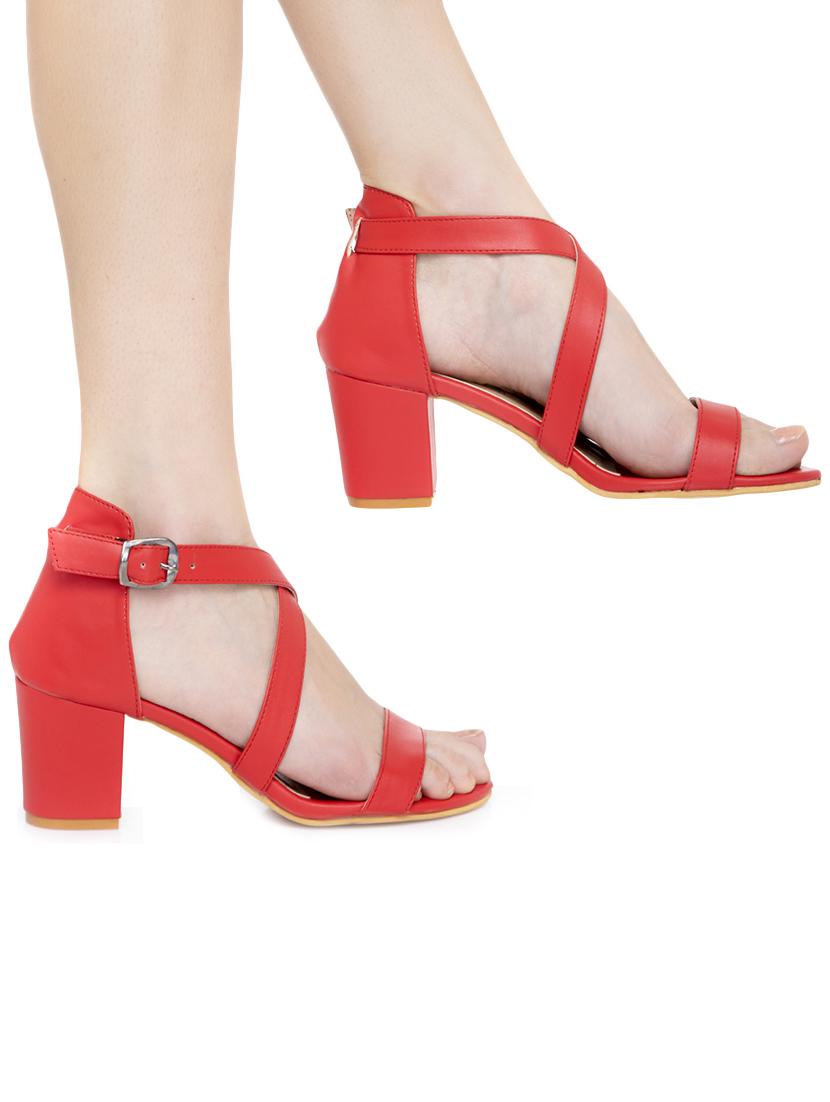 red closed back sandals - 16755497 - Zoom Image - 5