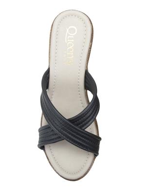 black slip on wedges - 16755513 - Standard Image - 4