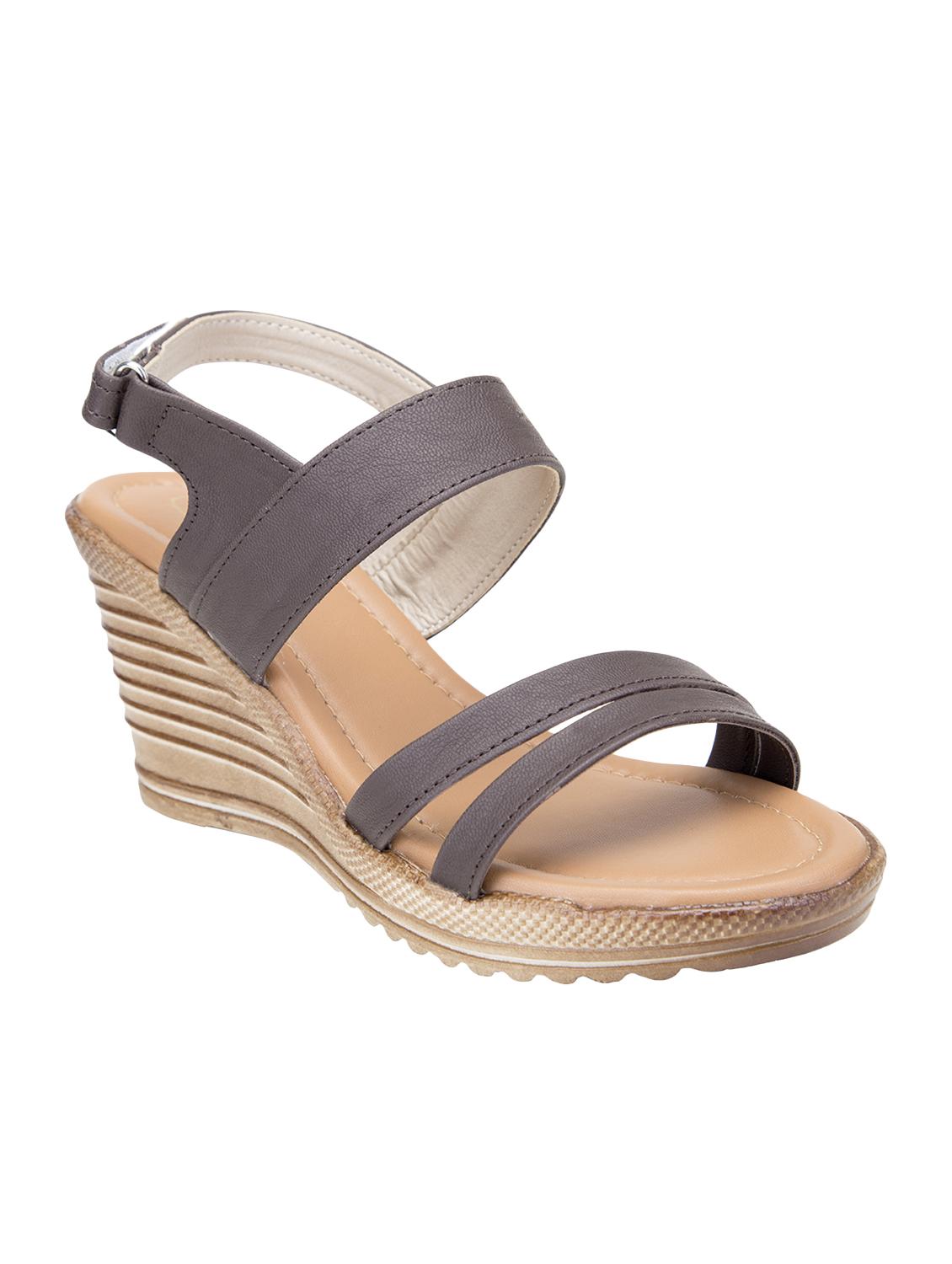 brown back strap wedges - 16755517 - Zoom Image - 1