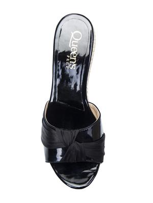 black slip on wedges - 16755521 - Standard Image - 4