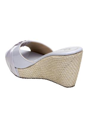 grey slip on wedges - 16755523 - Standard Image - 2