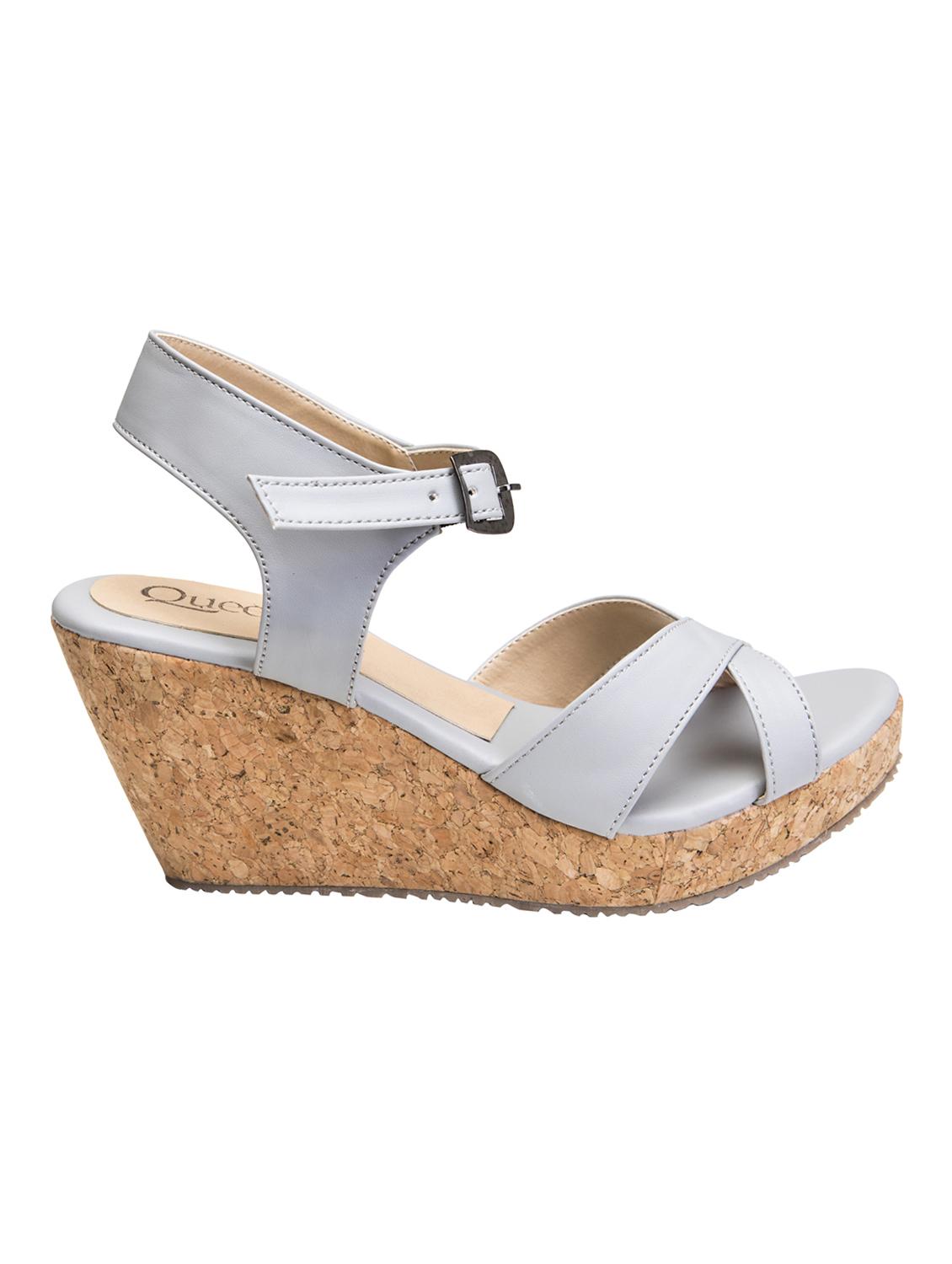grey back strap wedges - 16755530 - Zoom Image - 2