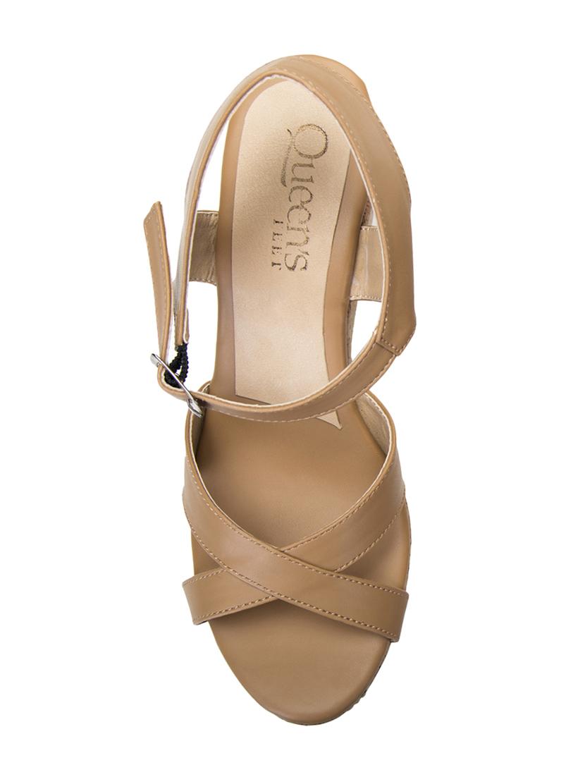brown back strap wedges - 16755543 - Zoom Image - 4