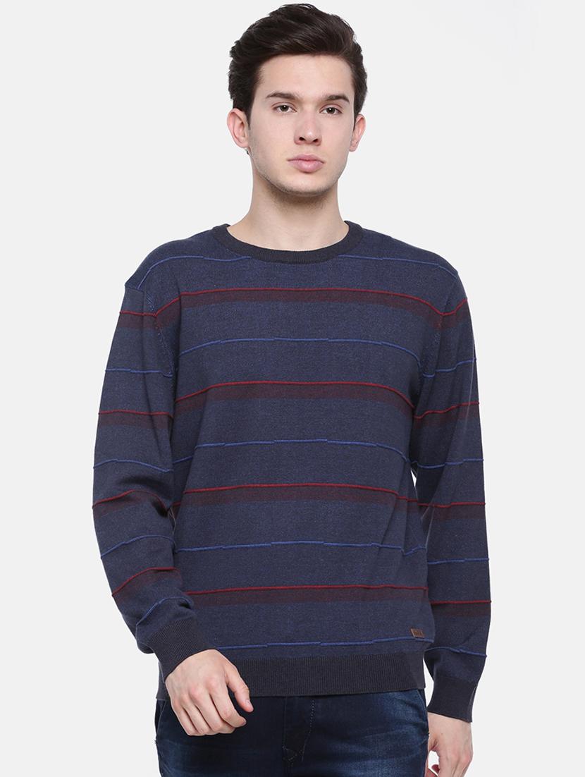 navy blue striped pullover - 16755550 - Zoom Image - 1