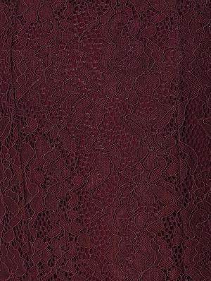 round neck laced a-line dress - 16755570 - Standard Image - 4