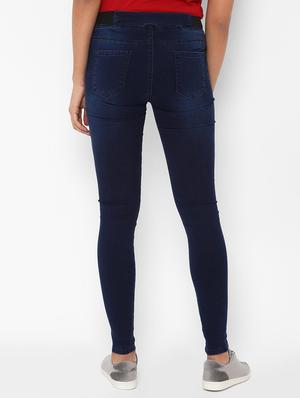 high rise solid jeans - 16755592 - Standard Image - 2