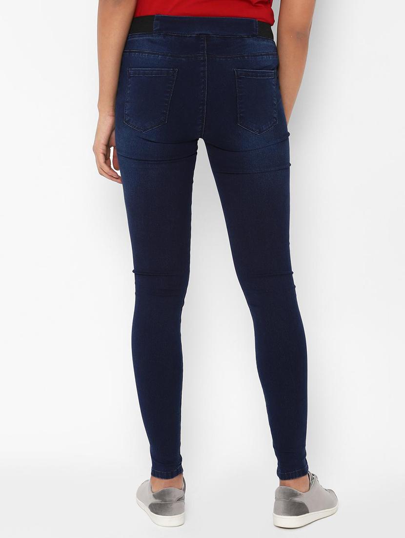 high rise solid jeans - 16755592 - Zoom Image - 2