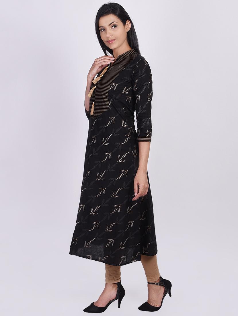 printed a-line kurta - 16755719 - Zoom Image - 2