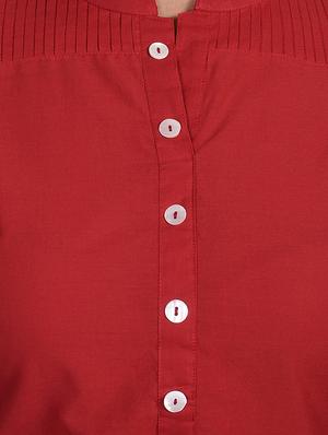 solid straight kurta - 16755733 - Standard Image - 4