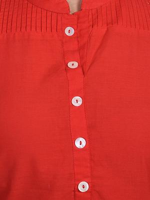 solid straight kurta - 16755736 - Standard Image - 4