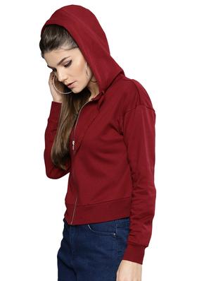 hooded neck zip up jacket - 16755860 - Standard Image - 2
