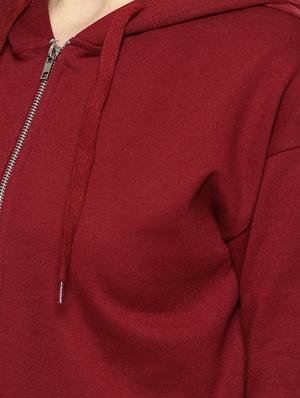 hooded neck zip up jacket - 16755860 - Standard Image - 4