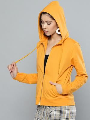 hooded neck zip up jacket - 16755864 - Standard Image - 2